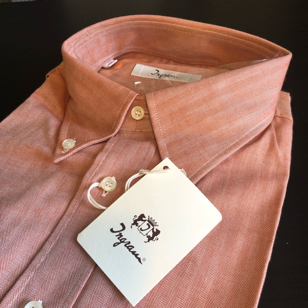 Ingram Made In Italy Dress Shirt XXL